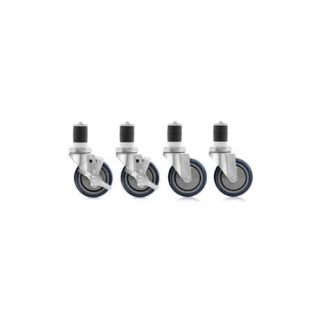Aero Aero Manufacturing T-128 Set Of 4 Heavy Duty Caster for Stainless Steel Worktables T-128G